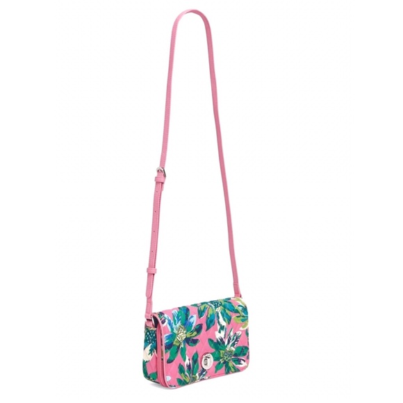 Vera Bradley NWT Turnlock Crossbody in Signature Cotton Tropical Paradise - Picture 3 of 3